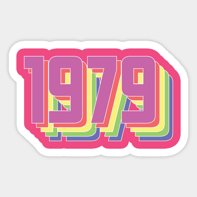 1979 Retro Design Sticker by MTB Design Co